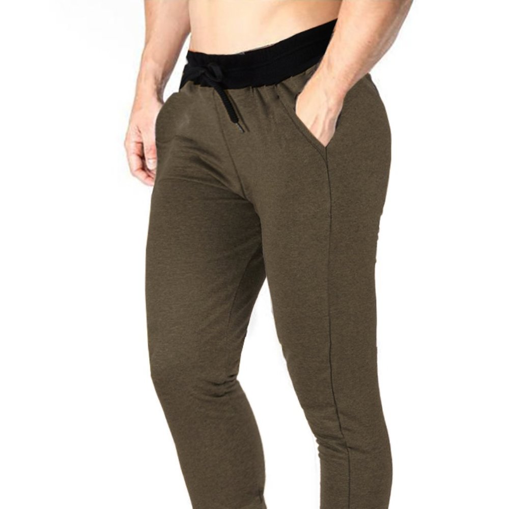 Sweatpants for Men Athletic Joggers with Side Poc